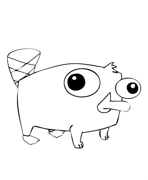 Earth Worm Coloring Page