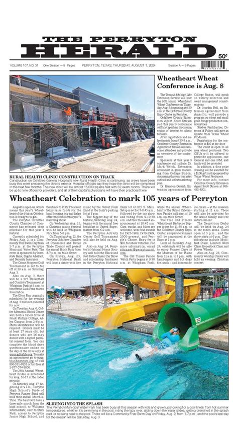 Perryton texas newspaper.  About Perryton Herald Perryton Herald is located at...