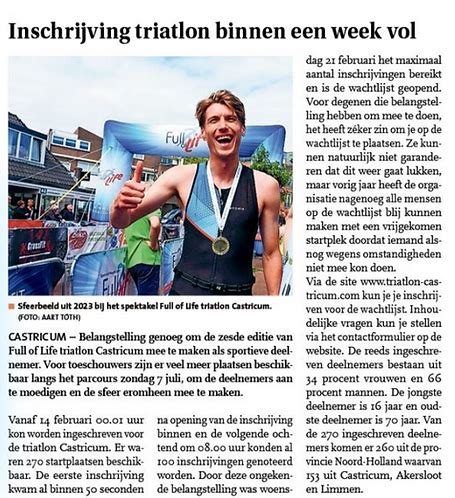 Persberichten 2024 triatlon-castricum