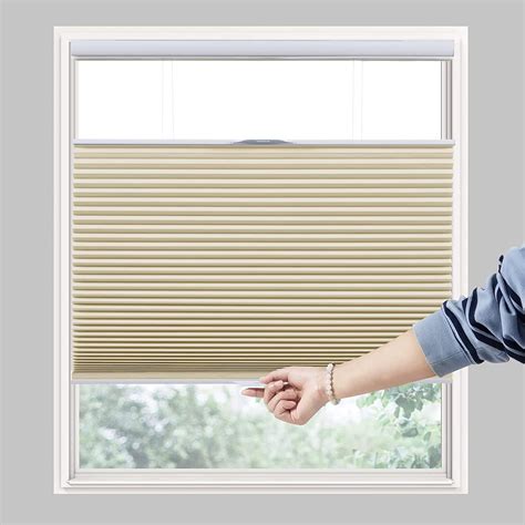 Persilux Solar Roller Shades Blinds for Windows (23 W x 72 H, Off White) Flame Retardant, Light Filtering UV Protection Custom Sheer Shades for