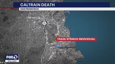 Person dies after being struck by Caltrain in SF