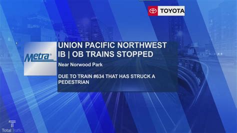 Person fatally struck by Metra train near Norwood Park