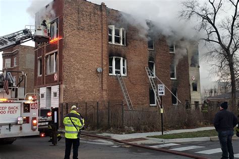 Person injured after West Side apartment building catches fire