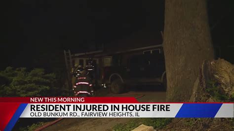 Person injured in Fairview Heights house fire