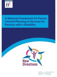 Person-Centred Planning Framework Implementation - HSE.ie