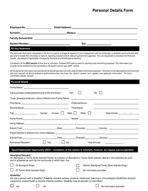 Personal Details & Biography.