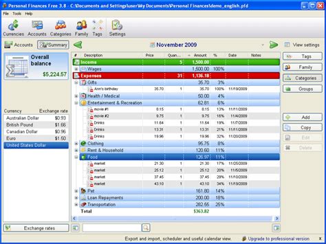 Personal Finances - Download