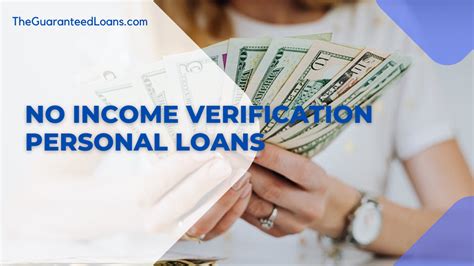 Personal Loans Without Income Verification