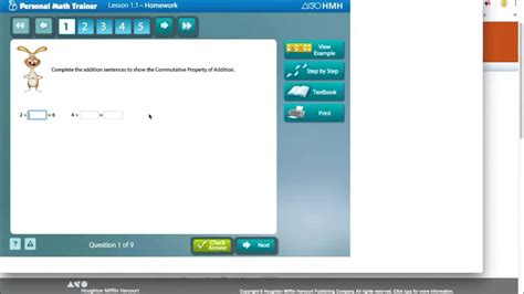 Personal Math Trainer 1st Grade Common Core Worksheets