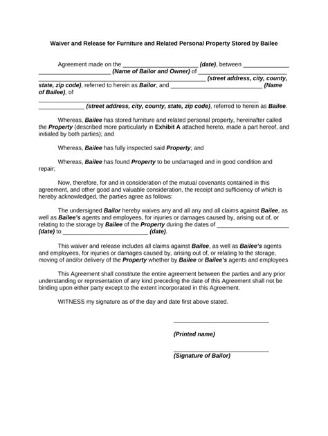 Personal Property Release Form PDF Complete with ease airSlate SignNow
