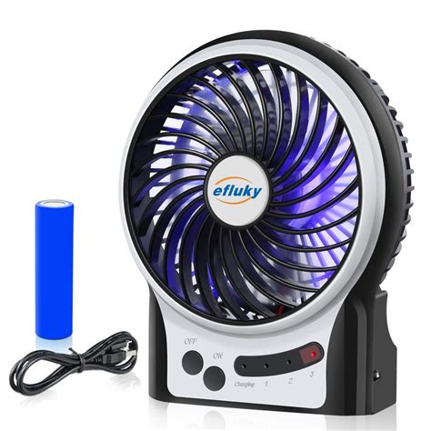 Portable Camping Fan Rechargeable Battery Operated Fan . This camping fan with LED lantern features 20000mAh rechargeable battery fan. It keeps you cool and provides work up for 58 hours after fully charged. And equipped with a type-C input/output and a USB output port for easily powering your drained mobile phones or gadgets.. 