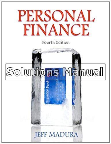 Personal finance fourth edition solutions manual. - A pocket guide to corporate survival by w blower.