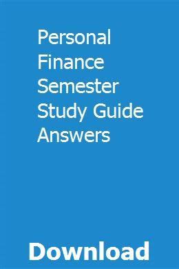 Personal finance semester study guide answers. - Lg nb3530a sound bar service manual repair guide.