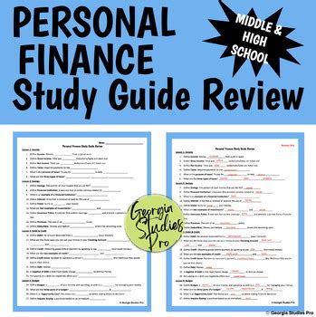 Personal finance study guide pdf. .  These modules are designed to give you a brief ...