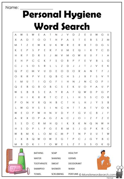 Personal hygiene - Word search puzzle - Liveworksheets