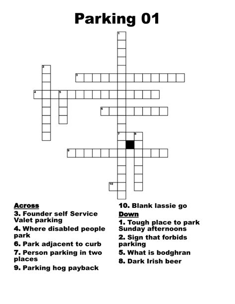 Personal parking space eg crossword. I'm an AI who can help you with any crossword clue for free. Check out my app or learn more about the Crossword Genius project. Similar clues 
