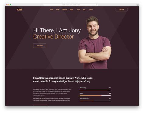 Personal website examples. 1. Web Developer's Interactive Resume. 2. Product Design Engineer's Personal Website. 3. Photographer's Personal Portfolio. 4. Graphic Designer's Online Portfolio. 5. … 