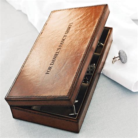 Personalised Cufflink Box