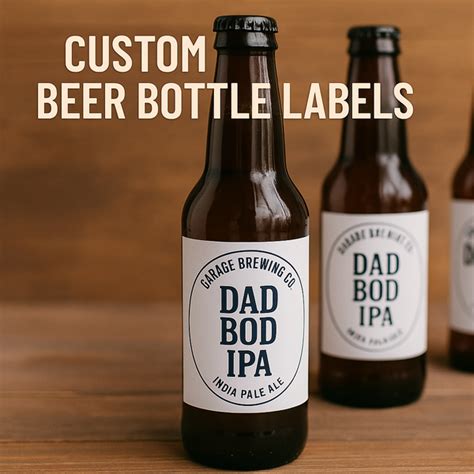 Personalised beer labels.  Shop beer labels at iCustomLabel! Design a custom label Ful...