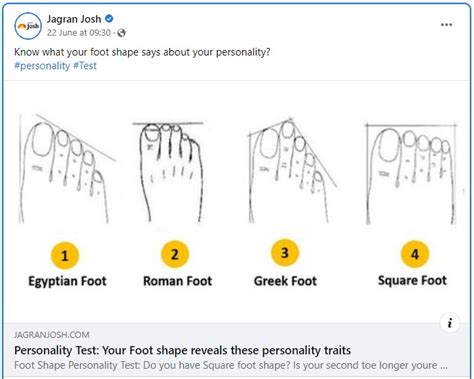 Personality Test: Your Foot