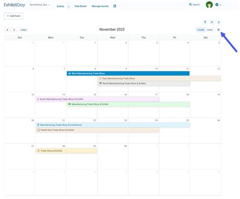 Personalization of the Event Calendar View ColorCoding by Event