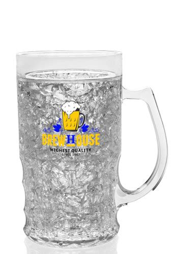 Personalized 13.5 oz. Acrylic Freezer Beer Mugs FM007