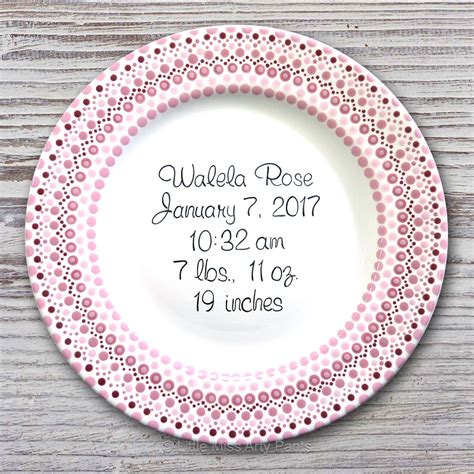 Personalized Birth Plates & Birth Tiles - Shop Best Sellers