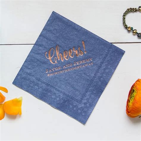 Personalized Cocktail Napkins