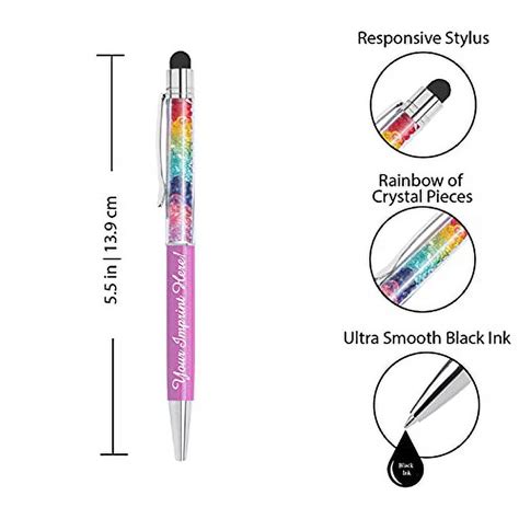 Personalized Crystal Prism Pens with Stylus - Walmart