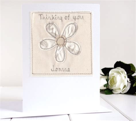 Personalized Gift, Embroidered Card, Condolence Card, Sorry for …