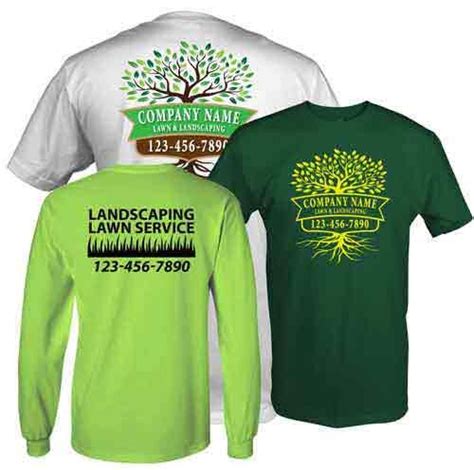 Personalized Landscaping Company Shirts