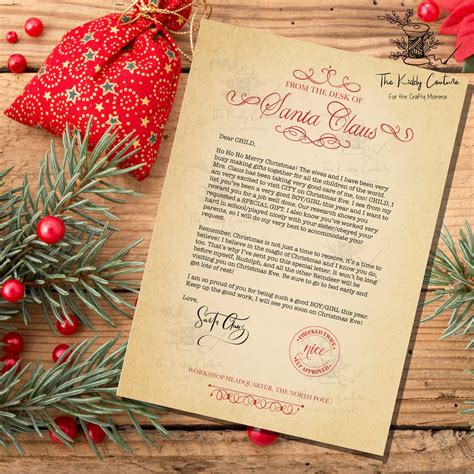 Personalized Letter from Santa Claus Personalized