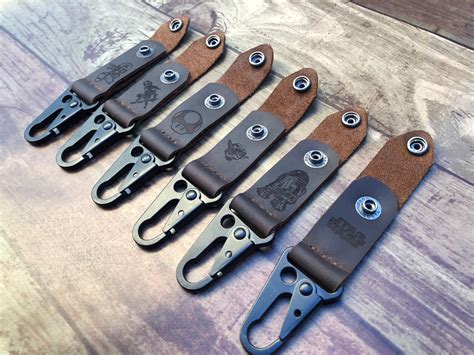 Personalized Nerdy Leather Belt Key Clip - Etsy - Pinterest