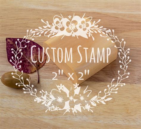 Personalized Rubber Stamps - Etsy