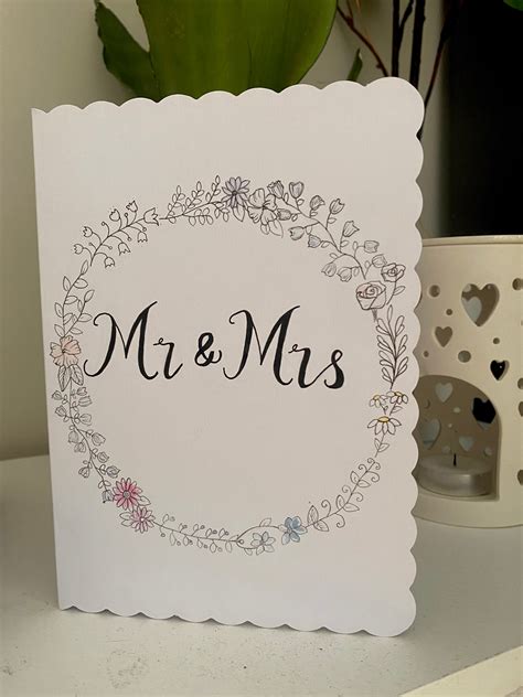 Personalized Wedding Card - Etsy