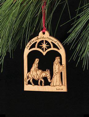 Personalized Wooden Prince of Peace Ornament - lazerdesigns.com