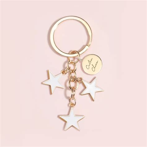 Personalized charm keychain.  Create high quality custom gifts for Wedding, Anniversary, Graduat...