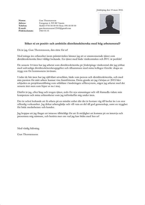 Personligt brev tips