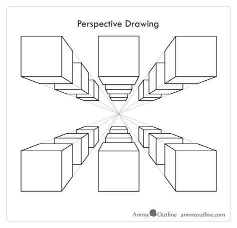 Perspective Drawing Tutorial for Beginners AnimeOutline
