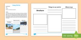 Persuasive Holiday Leaflet Writing a Travel Brochure KS2 - Twinkl