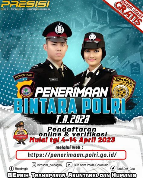 Persyaratan Registrasi Kandidat Bintara Polri Ta 2024/2024 (Ptu ...