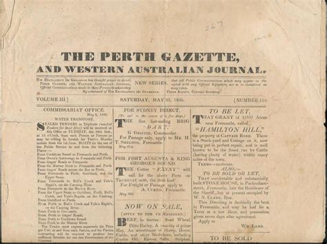Perth gazette.  Details Title Perth gazette & W.  A local community news website by loc...