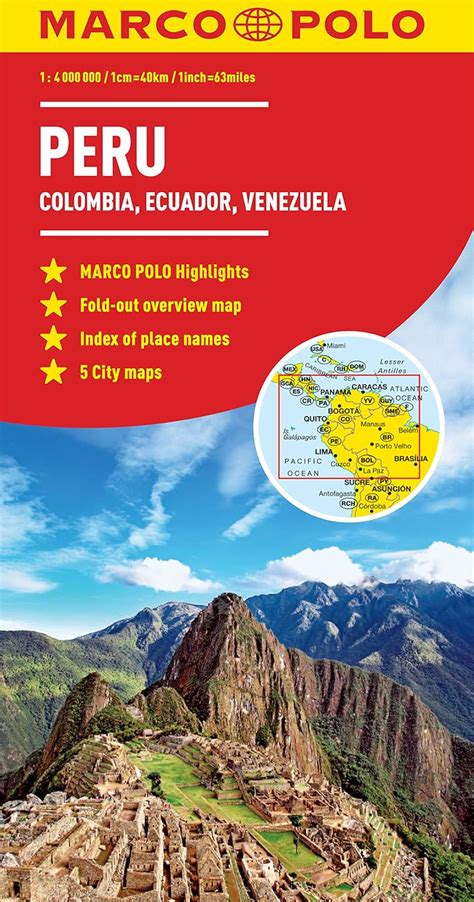 Download Peru Colombia Venezuela Marco Polo Map Ecuador Guyana Suriname Marco Polo Guide By Marco Polo Travel Publilshing