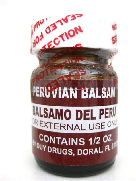 Peruano Balsam, Balsamo Del Perú, .5 OZ