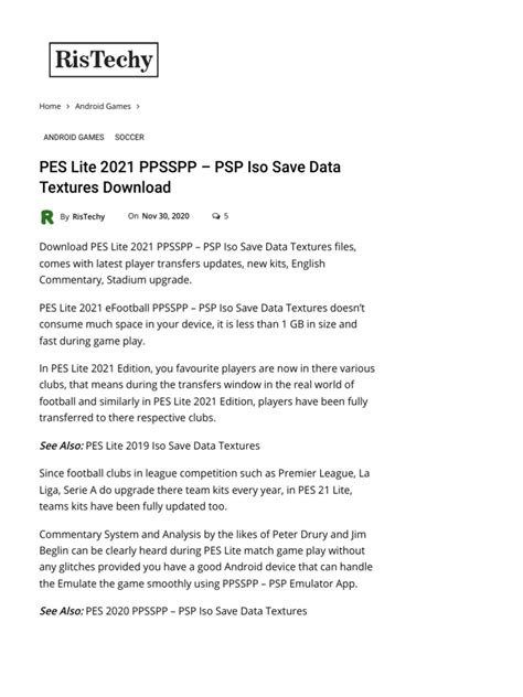 Pes 2020 ppsspp psl textures download.  Locate PES 21 Lite Iso Save Data Textures Ra...
