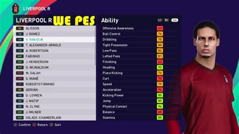 Pes master 2021.  Liverpool R (Liverpool) PES 2021 Stats - Pro Evolution So...