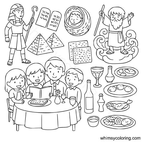 Pesach Coloring Sheets