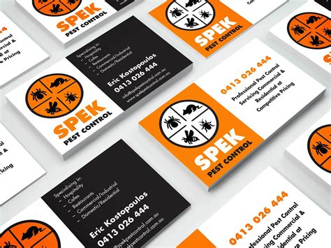 Pest Control Business Cards