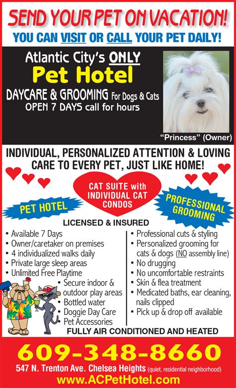 Pet Boarding Kennels in Atlantic City, NJ - Yellow Pages