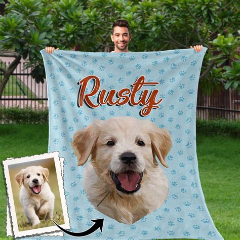 Pet Photo Blankets - Etsy